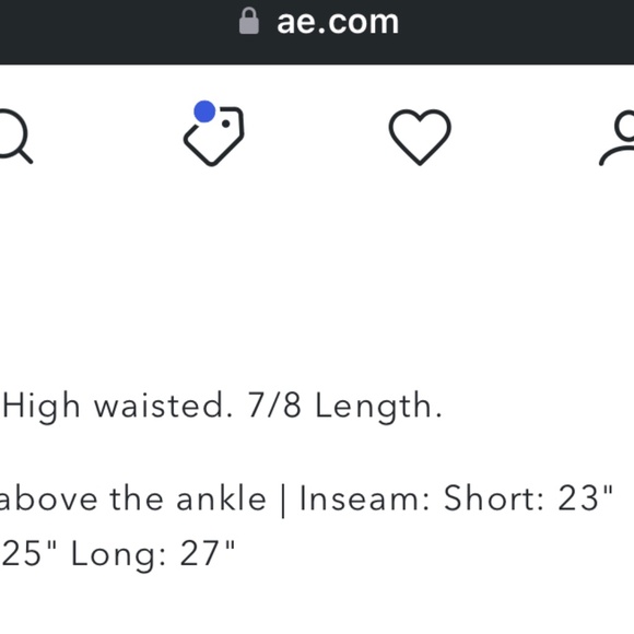 New in package ! Aerie Offline black leggings size Adult XS - Picture 2 of 3